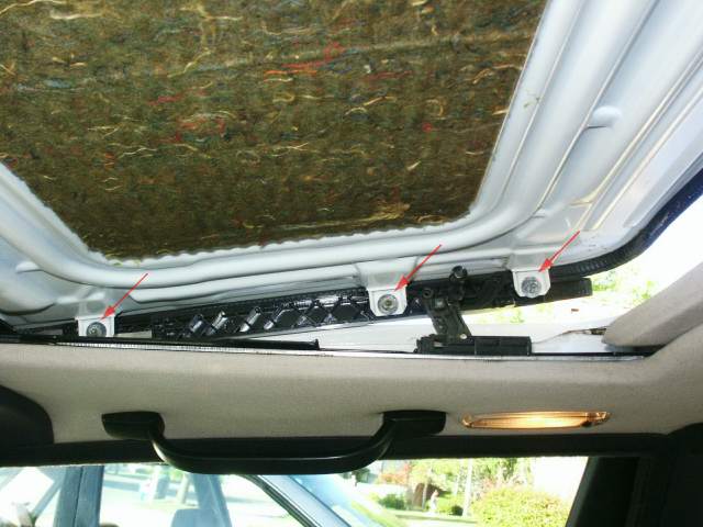 How to adjust bmw sunroof